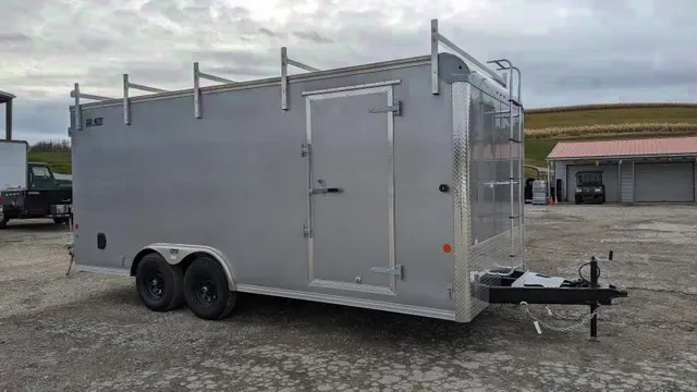 2025 Car Mate 8x18 HD Custom Contractor Cargo Trailer with Barn Doors