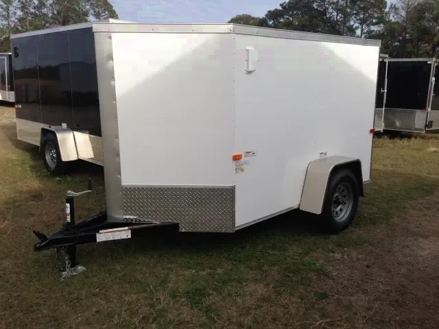 8ft SA Trailer – Single Door-White