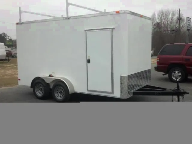 14FT CONTRACTOR'S TRAILER W/LADDER RACK