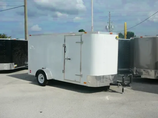 12ft Single Axle Cargo Trailer with Ramp