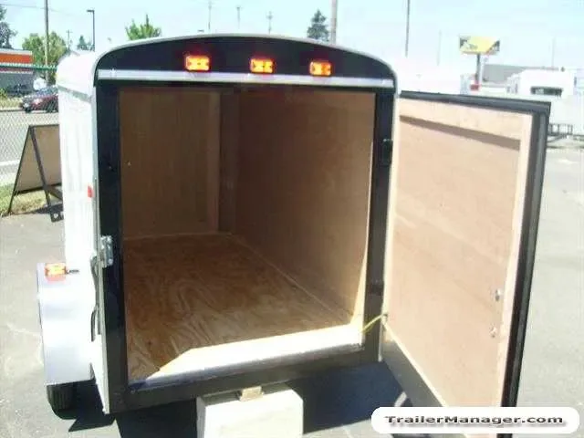 8ft Single Axle Cargo With Single Door