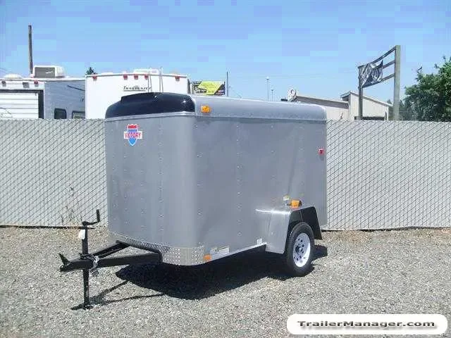 8ft SA Gray Cargo Trailer