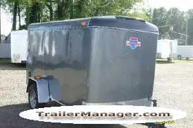 Cargo Trailer 8ft  w/Single Rear Door