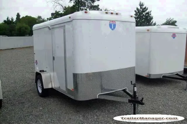 10FT CARGO TRAILER W/DOUBLE REAR DOOR