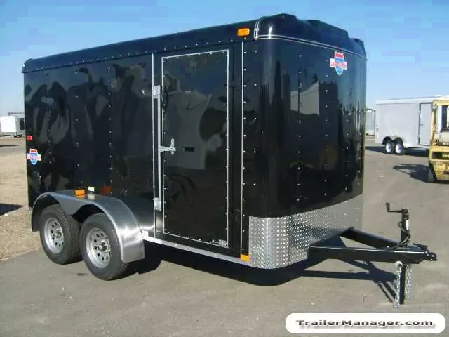 12ft Tandem Axle Cargo Trailer w/Ramp
