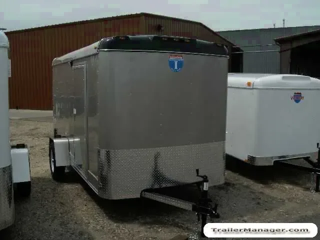 Pewter 12ft Cargo w/Ramp Door