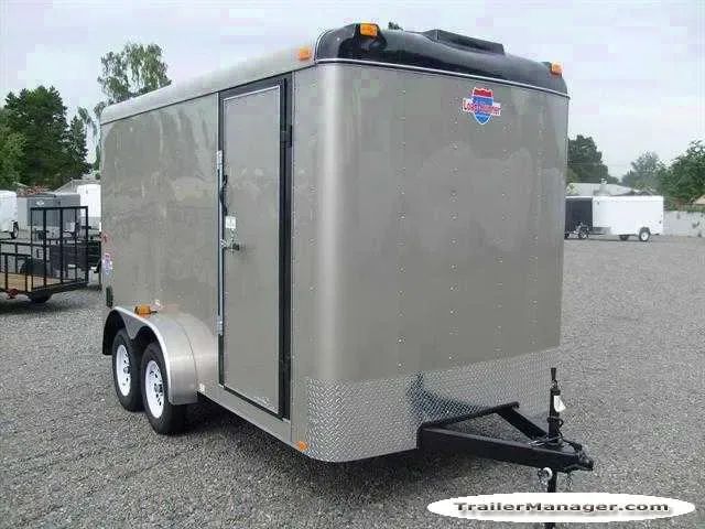 Pewter 14ft Flat Front Cargo