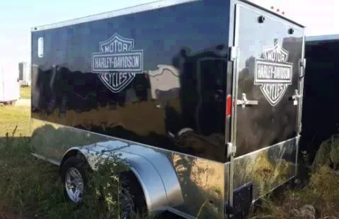 14ft V-Nose Tandem Axle Harley Colors