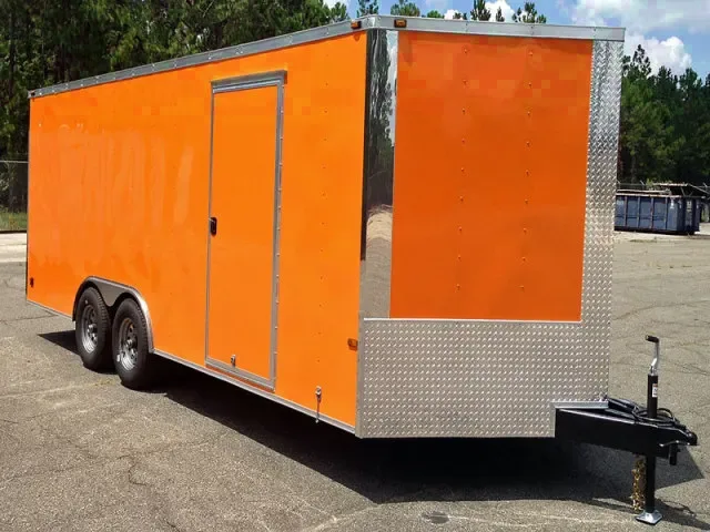 20ft V-Nose, Carhauler-ORANGE