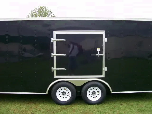 24ft V-Nose, 5200 Axles, Escape Door