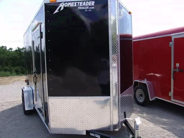12ft Cargo Trailer with Ramp Door - 4 D-Rings