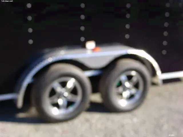 16ft Tandem Axle-Black with Rear Ramp
