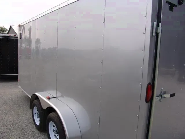 16ft Silver-Rounded V with 3500lb Axles