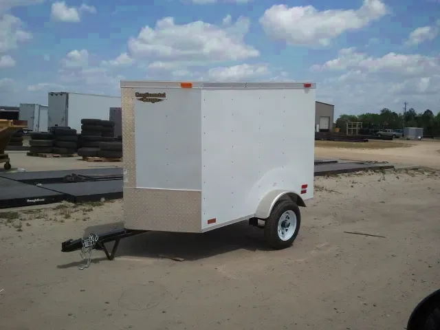 8FT WHITE CARGO TRAILER