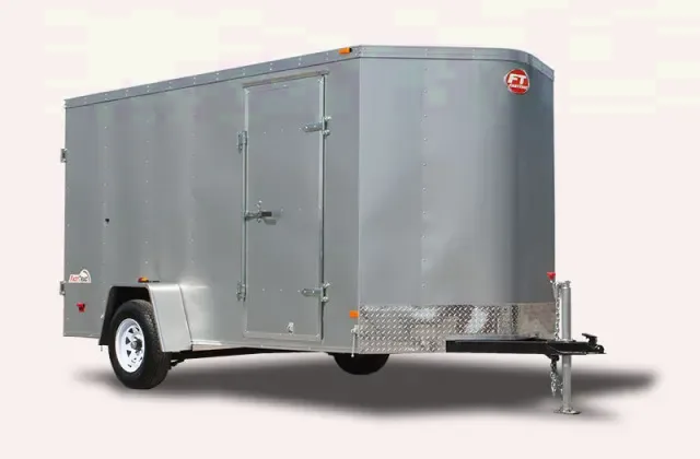 Silver V-nose 12ft Single Axle