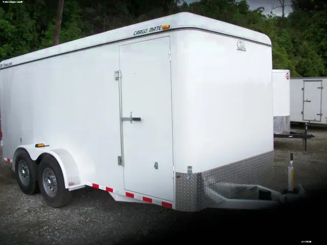16ft Cargo Trailer w/Double Rear Doors