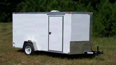 12ft Single Axle Cargo Trailer