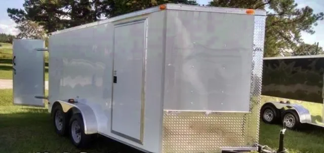 14FT TA Enclosed Cargo Trailer Barn Doors