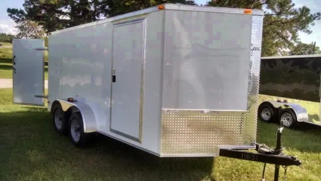 Enclosed Cargo Trailer 14ft Barn Doors