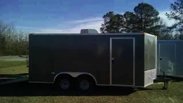 16FT Enclosed Trailer w/ Generator Compartment
