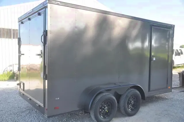 16ft Charcoal Cargo Trailer- Blackout
