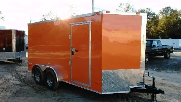 16FT Contractor Trailer-Orange