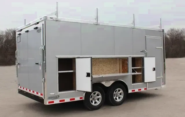 16ft Enclosed Contractor Trailer
