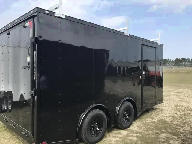 Black 16ft TA Enclosed Cargo Trailer w/Blackout Package