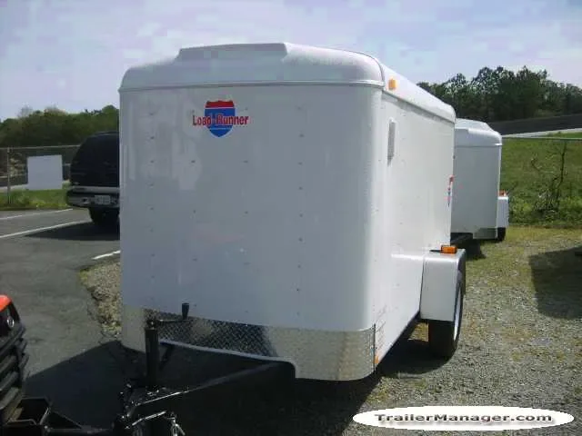 10ft Single Axle Cargo Trailer With Single Door