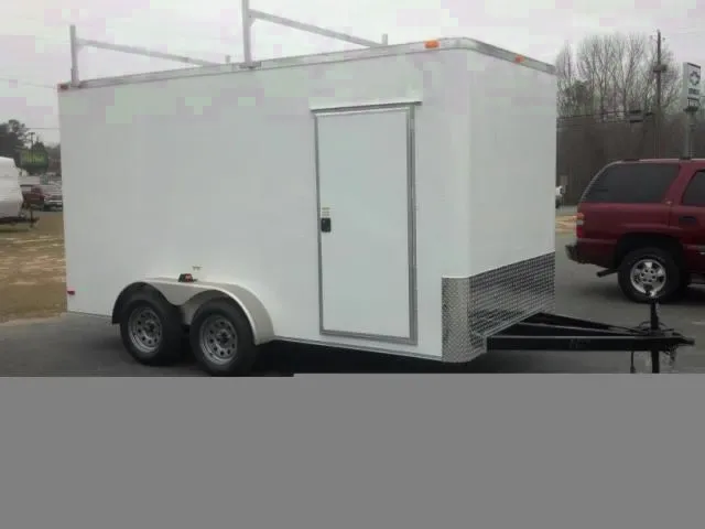 14ft CONTRACTOR'S TRAILER W/RAMP DOOR