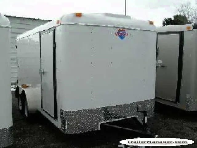 14FT Tandem Axle Cargo Trailer w/Brakes
