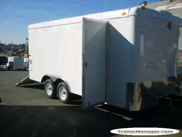 Cargo Trailer 16ft Tandem 3500lb Axles