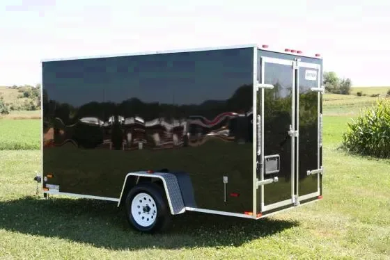 12FT  WEDGE W/ DOUBLE DOORS