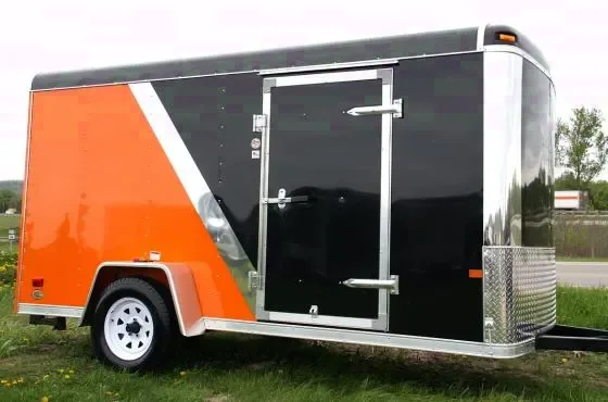 12FT CARGO w/ RAMP-HARLEY COLORS