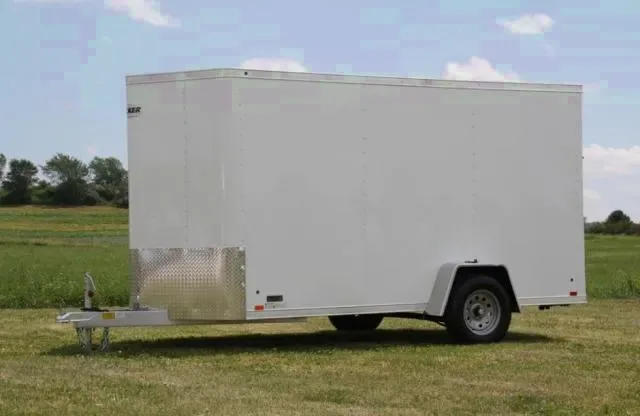 ALUMINUM 12FT CARGO TRAILER W/ V-NOSE