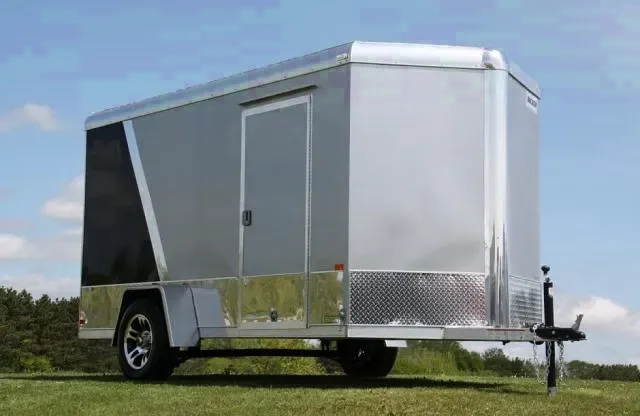 12FT ALUMINUM CARGO TRAILER IN TWO TONE