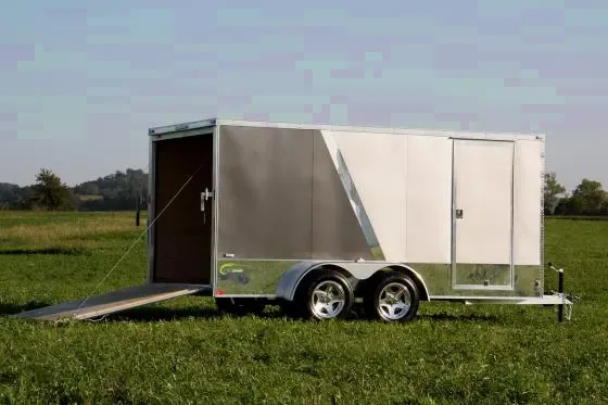 14FT WHITE AND CHARCOAL WITH RAMP