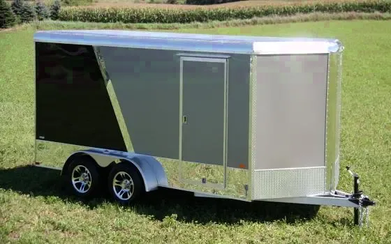 14FT  ALL ALUMINUM CARGO TRAILER  WITH RAMP
