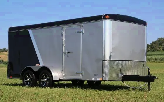 14FT TANDEM 3500# TORSION AXLE CARGO TRAILER