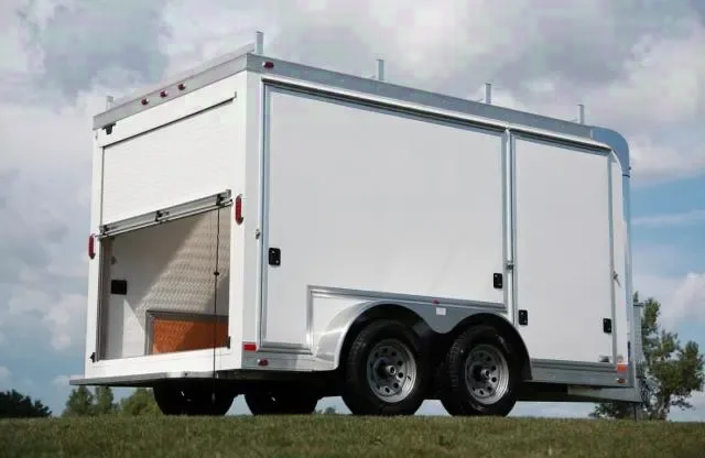 14FT CARGO TRAILER W/ ROLL UP REAR DOOR