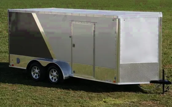 TWO TONE 16FT TANDEM 3500# AXLE  CARGO TRAILER  TH RAMP