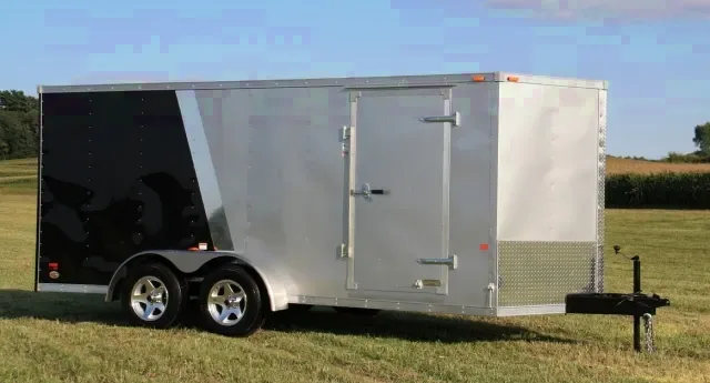 16FT 7000# GVWR CARGO TRAILER  WITH RAMP AND WEDGE