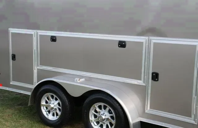 16FT CONTRACTOR TRAILER W/TOOL CRIB