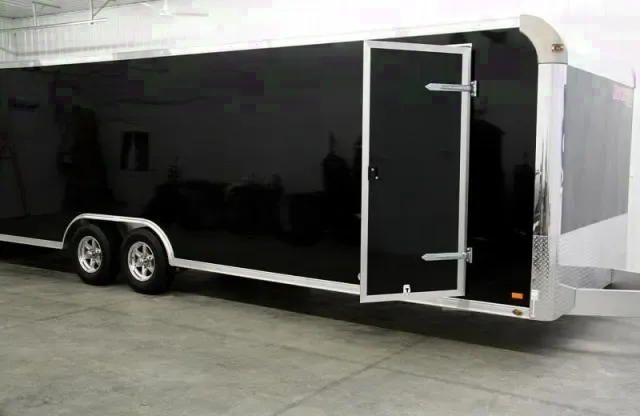 20FT ALUMINUM CAR HAULER BLACK