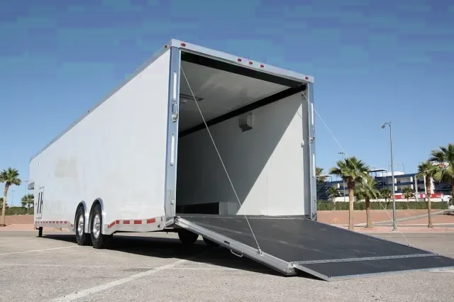 ALUMINUM 40FT GOOSENECK-WHITE