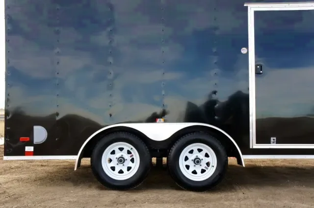 14FT Cargo Trailer - Black