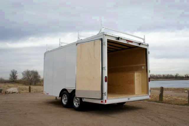16FT Tool Crib Trailer - WHITE