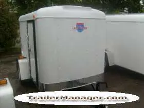 8ft SA White Cargo With Ramp