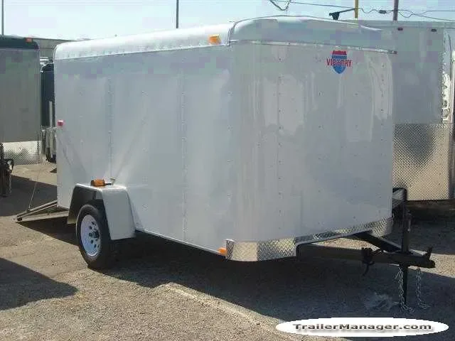 10ft Single 3500lb Axle Cargo With Ramp