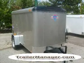 CHAMPAGNE 10FT CARGO TRAILER-3500LB AXLE